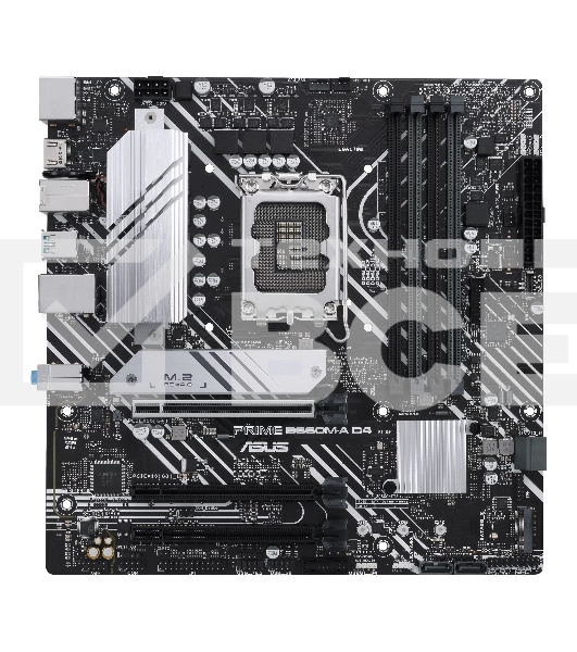 Материнская плата ASUS PRIME B660M-A D4-CSM, LGA 1700, Intel B660, 4xDDR4, 4xSATA, 2xM.2, 1xPCIe 4.0 x16, 1xPCIe 4.0 x4, 1xDP, 2xHDMI, 1x 1Gb LAN, 2xUSB-A 3.2 Gen 2, 4xUSB-A 2.0, 3x3.5 мм, 7.1, mATX