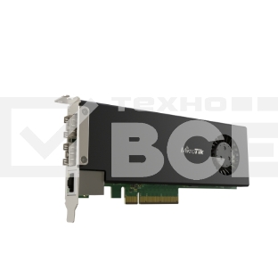 Сетевая карта MikroTik Cloud Core Router 2004-1G-2XS-PCIe network interface card with quad-core ARMv8 64-bit AL32400 CPU, 4GB RAM, 2x25G SFP28 cages, 1xGbit LAN, RouterOS L6