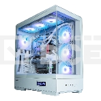 Компьютерный корпус ZALMAN P50 DS, ATX, WHITE, WINDOW, 2x3.5