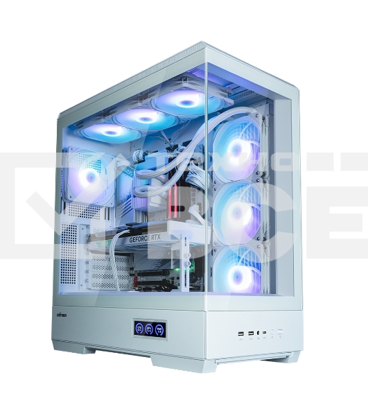 Компьютерный корпус ZALMAN P50 DS, ATX, WHITE, WINDOW, 2x3.5