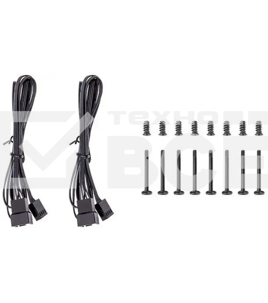 Комплект вентиляторов для корпуса Thermaltake CT120 (2 шт.) черный, 120 мм, 2000 об/мин, 25.8 дБ, 4 pin