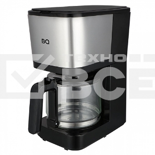 Кофеварка капельная BQ CM2007 стальной/черный, исп. кофе - молотый, 1.25 л, 750 Вт