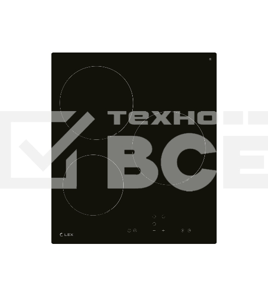 Электрическая варочная панель LEX EVH 430B BL, черный