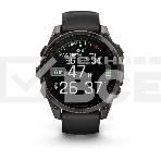 Смарт-часы Garmin Fenix 8 AMOLED Sapphire угольно-черный DLC, черный 47мм, фото8