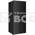 Холодильник Hotpoint HFL4 522I XBR чёрный трехкамерный 266/160 л морозилка снизу, No Frost, Side by Side, фото3