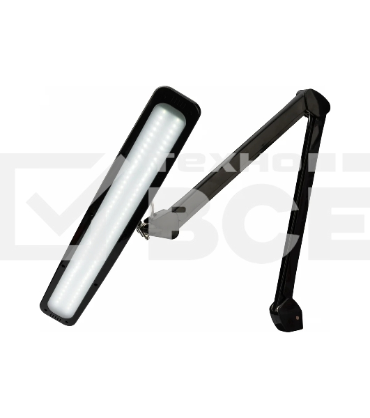 Лампа настольная бестеневая Rexant 31-0411, струбцина, «ECO light», 84 SMD LED, сенсорный диммер, черная