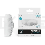 Лампа светодиодная LED 14 Вт 1080 Лм 4100К GX70 таблетка белая Elementary Gauss, фото4