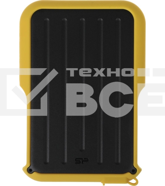 Внешний HDD 2.5' 2.0Tb Silicon Power Armor A66 SP020TbPHD66SS3Y черно-желтый (USB3.2, прорезиненный, противоударный MIL-STD-810G, пыле-влагозащищенный IPX4)
