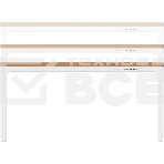 Стол для компьютера Cactus CS-ET-WWD столешница МДФ, белый дуб молочный каркас белый, фото15