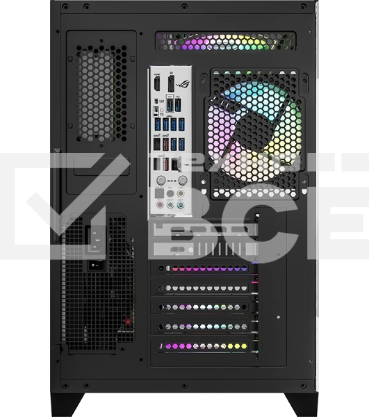 Компьютерный корпус AeroCool/Formula Crystal Z6 Floe черный без БП ATX 4x120mm 2xUSB3.0 1xUSB3.1 audio bott PSU