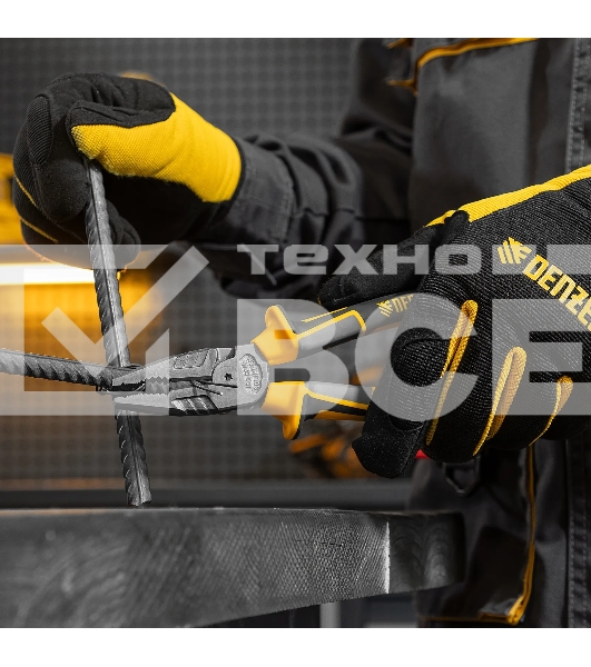 Плоскогубцы комбинированные Denzel 205 мм, трехкомпонентные рукоятки