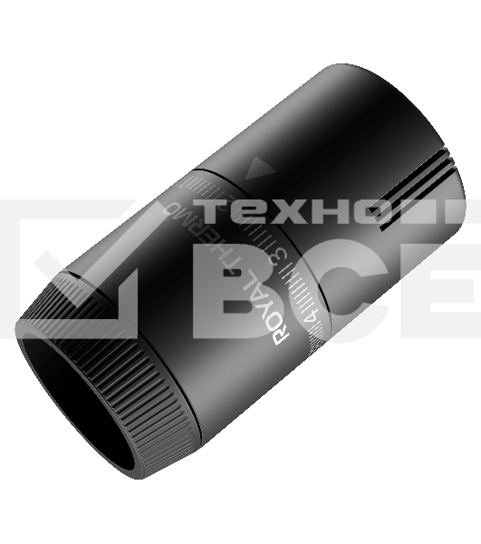 Термоголовка жидкостная Royal Thermo Design М30х1,5 (черный)