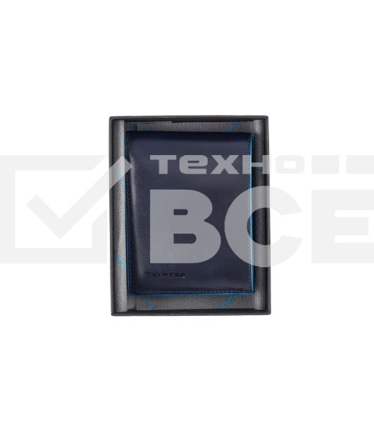 Кошелек мужской Piquadro Blue Square PU1240B2/BLU2 синий натур.кожа