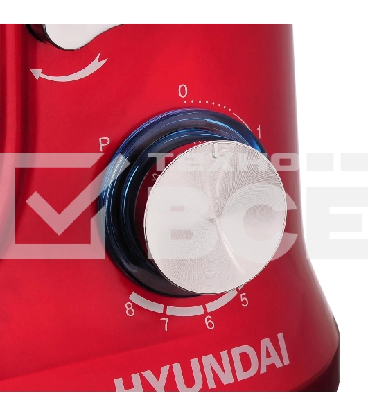 Миксер планетарный Hyundai HYM-S6451 1300 Вт, красный