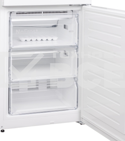 Холодильник Weissgauff CBN2WC2W2 INVERTER белый двухкамерный 280/108л морозилка снизу, No Frost
