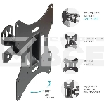 Кронштейн Arm media LCD-201 черный, TV 17'-42', max 30 кг, VESA 200x200 мм настенный, фото3