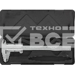 Штангенциркуль нониусный FIT 19840 серебристый пластиковый футляр, фото4