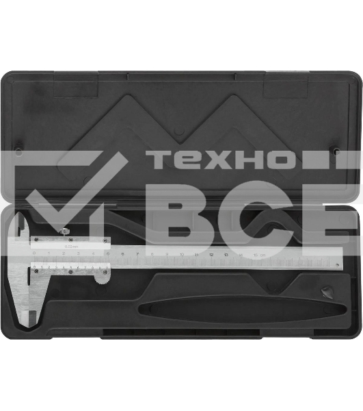 Штангенциркуль нониусный FIT 19840 серебристый пластиковый футляр