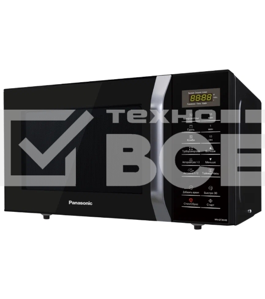Микроволновая печь PANASONIC NNGT35HBZPE черный, 23 л, 800 Вт, переключатели - сенсор