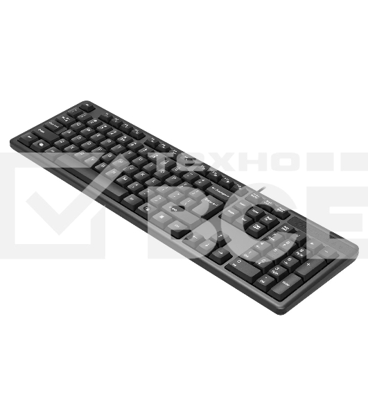 Клавиатура A4Tech KR-3 проводная, USB, черный