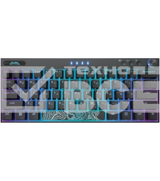 Клавиатура GMNG GG-KB500XW (1910516) беспроводная, USB, Bluetooth/Радиоканал, черный