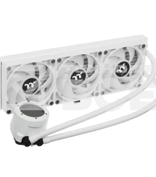 Система водяного охлаждения Thermaltake TH360 V2 Ultra Snow ARGb Soc-AM5/AM4/1200/1700/1851 белый 4-pin 25.8dB Al+Cu LCD Ret (CL-W405-PL12SW-A)