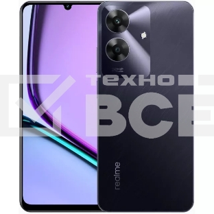 Смартфон Realme Note 60, 4/128Gb, черный