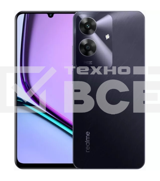 Смартфон Realme Note 60, 4/128Gb, черный