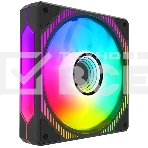 Вентилятор для корпуса Alseye Mirror-B-P черный, 120 мм, 2000 об/мин, 35.2 дБ, 4 pin, фото2