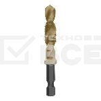 Сверло-метчик Denzel М10 х 1,25 мм, Р6М5, фото5