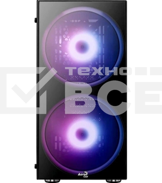 Компьютерный корпус Aerocool / Formula Python (3xUSB, 2xAudio, 0.5 мм,2x200 мм FAN, прозрачная стенка-закаленное стекло, ATX, без БП)