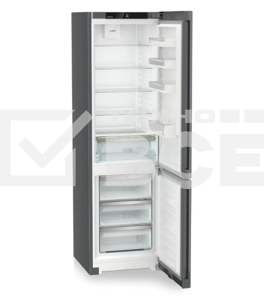Холодильники Liebherr CNdgc 5703-20 001 Pure темно-серый двухкамерный 266/94л морозилка снизу, No Frost