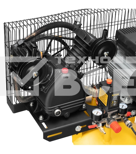 Компрессор воздушный Denzel BCV2200/100V рем. привод, 2,3 кВт, 100 л, 440 л/мин