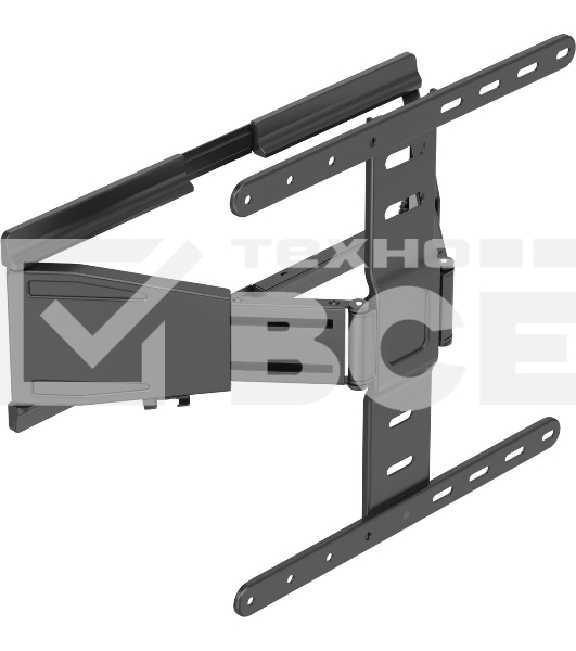 Кронштейн для телевизора Ultramounts UM955 черный 37'-75' макс.50кг настенный поворот и наклон