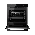 Духовой шкаф Kuppersberg, High-Tech, 72 л, дисплей, поворотное/сенсорное управление, таймер, макс. температура 280 градусов, 11 режимов, гриль, разморозка, гидролизная очистка, телескопические направляющие (на 1 уровень), энергоэффективность А+, черный, фото4