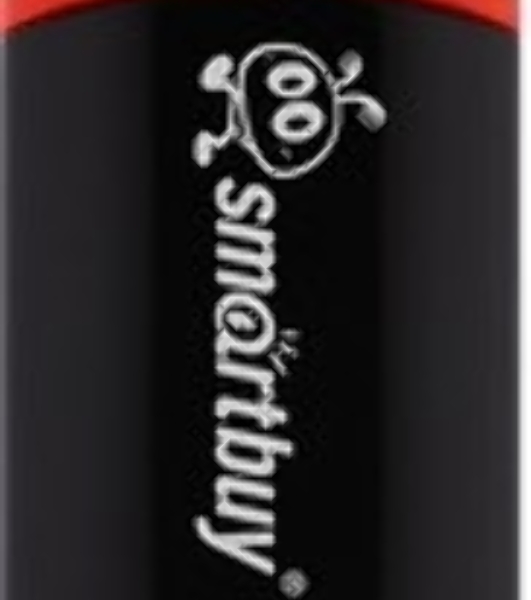 Флешка USB Smartbuy Crown black (SB32GbCRW-K), 32Gb, USB 2.0, R/W 15/5, черный/красный