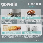 Тостер Gorenje T850WE 720 Вт, белый, фото2