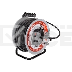 Удлинитель силовой Ресанта СУ-3х2,5КГ-50/3 (61/118/10) 2x1.0 кв.мм 4 розет. 40 м ПВС катушка серый, фото2