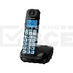 Телефон беспроводной (DECT) Panasonic KX-TGE110UCB черный, фото2
