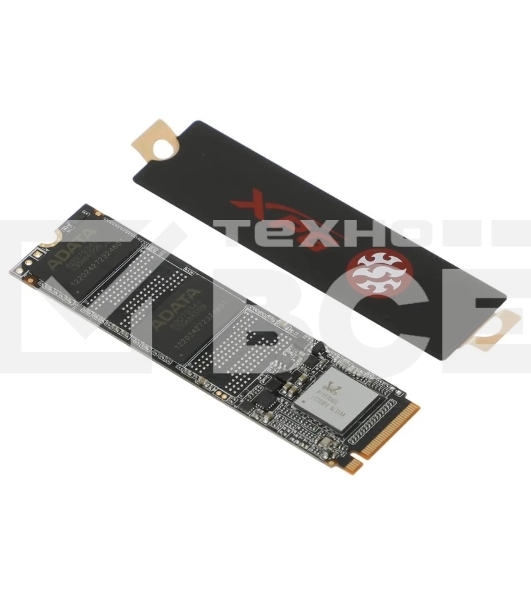 Накопитель SSD ADATA XPG GAMMIX S70 BLADE, 512Gb, PCIe 4.0 x4, M.2 2280, NVMe, R/W 7200/2600, с радиатором