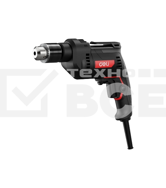 Дрель Deli DE-CZ13-1E, 680Вт, сетевая, ударная