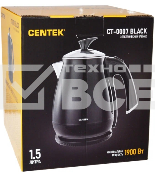 Чайник Centek CT-0007 <Black>