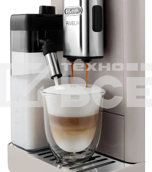 Кофемашина автоматическая DeLonghi EXAM440.55.BG бежевый, исп. кофе - зерновой/молотый, 1.4 л, 1450 Вт, 19 Бар.