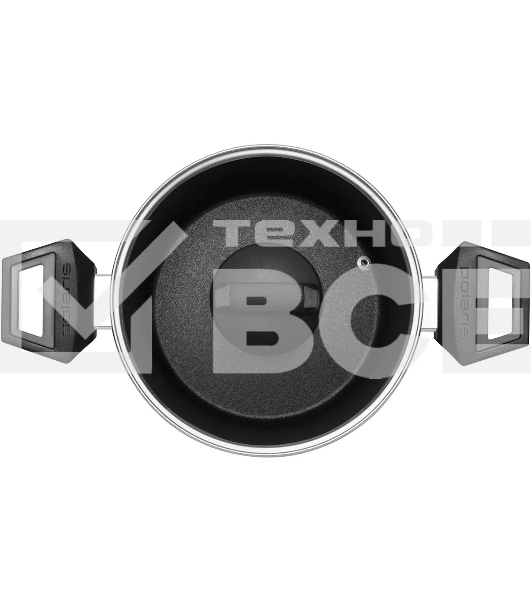 Кастрюля Polaris Graphit 24C, 4 л, с крышкой, темно-серый