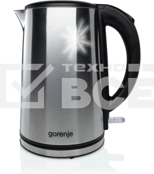 Чайник электрический Gorenje K15DWS 1.5л. 2200Вт нержавеющая сталь (корпус: нержавеющая сталь)