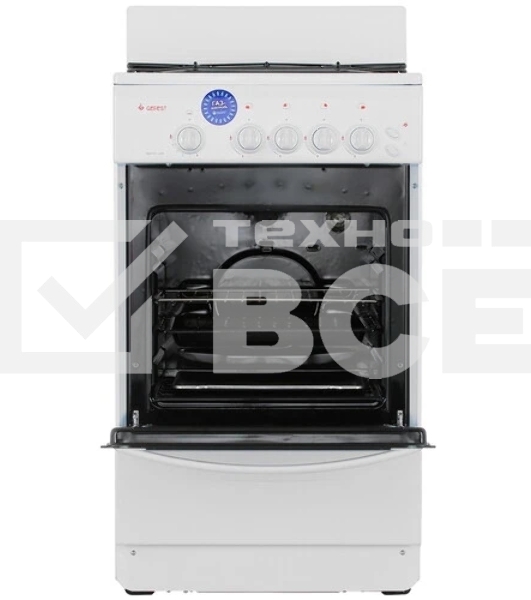 Плита газовая Gefest ПГ 3200-06 К35 белый, конфорок 4 шт, духовка 42 л, 50 см x 85 см x 53 см