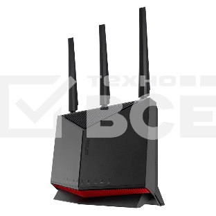 Маршрутизатор ASUS RT-BE86U, черный/красный, 90IG08W0-MO9A0V