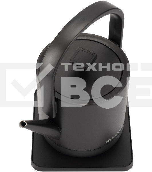 Чайник электрический Hyundai HYK-S2507 0.6 л, 1000 Вт, черный