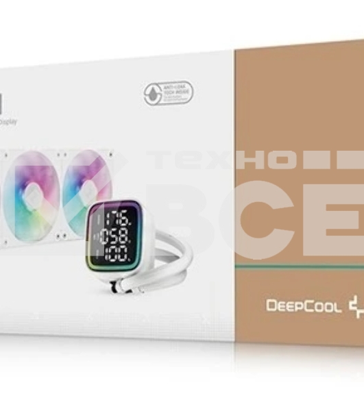 Система жидкостного охлаждения DEEPCOOL LD360 WH белый, 120 мм, алюминий/медь, 2400 об/мин, 38.71 дБ, 3 pin, 300 Вт