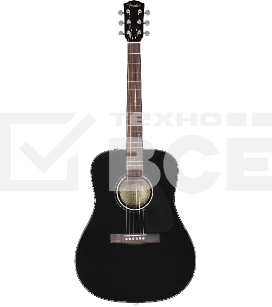 Акустическая гитара Fender CD-60 Dread V3 DS Blk WN